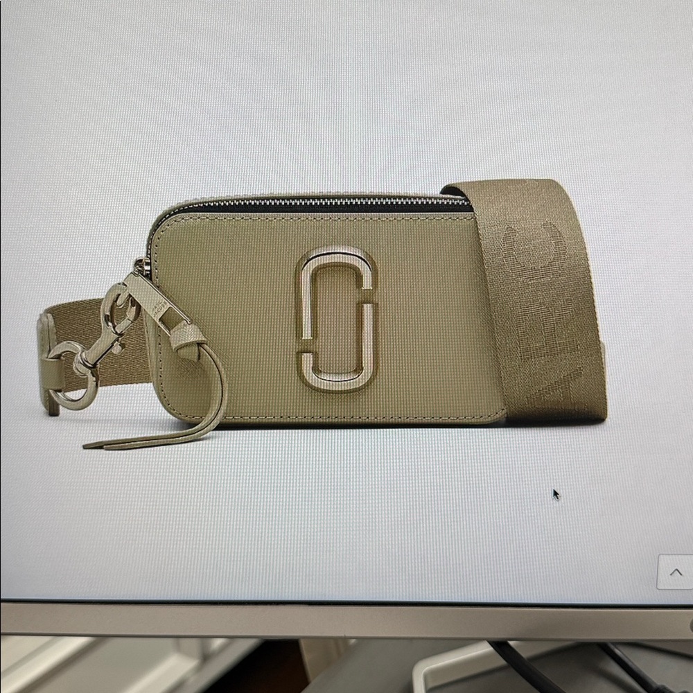 Marc Jacobs Snapshot DTM khaki crossbody bag